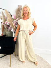 The Brie - Ruffle Sleeve & Tie Waist Two Piece